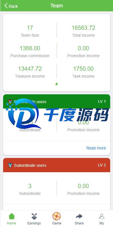 海外投资理财系统/养鸭养牛投资/裂变任务推广/注册奖励每日任务