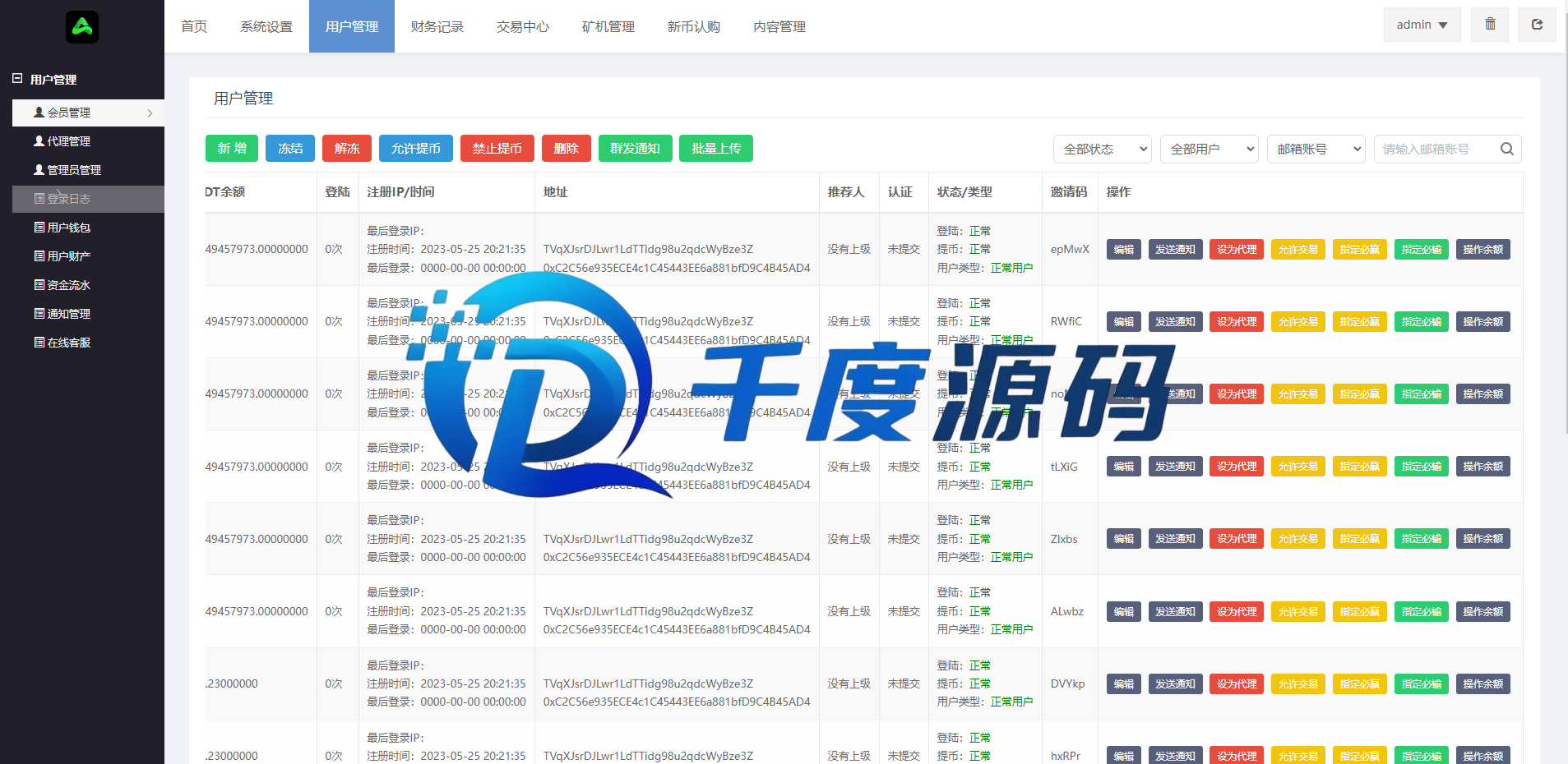 二开版多语言交易所系统/秒合约/IEO/质押挖矿/自动充值